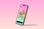 iPhone 16 Pro - 24 Mockups Scenes, an iPhone Mockup by Asylab (Thumbnail 48 of 58)