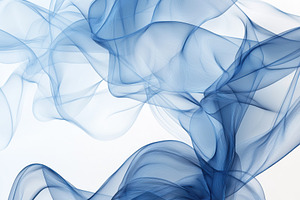 A beautiful abstract composition of flowing blue smoke or fabric, creating a se, a Technology Photo by Textures & Backgrounds