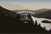 Vector Landscapes Bundle, an Illustration by Medialoot (Thumbnail 4 of 4)