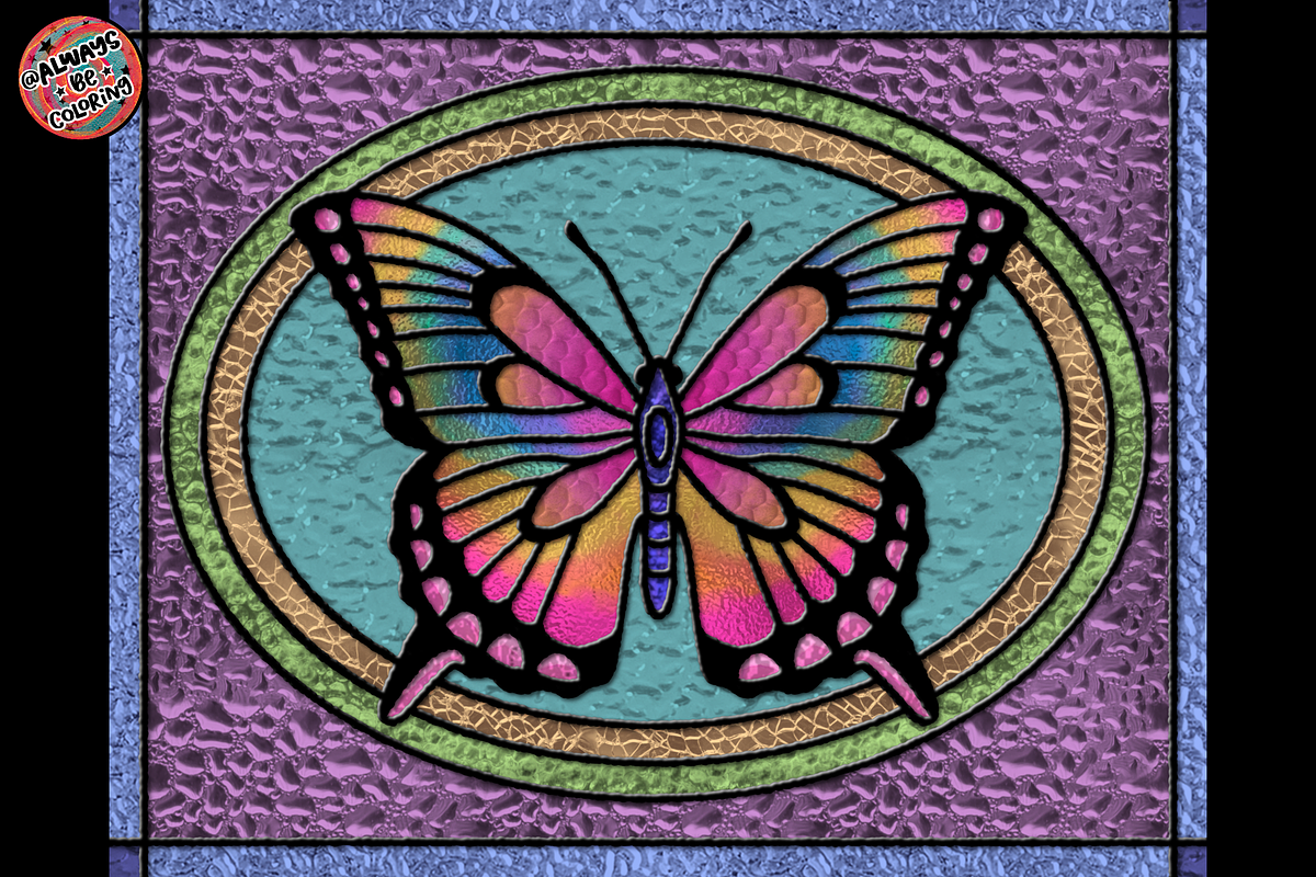 Procreate Stained Glass Kit Volume 2, a Brush Add-On by AlwaysBeColoring (Photo 9 of 10)