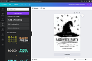 Witch Hat Halloween Invitation, an Invitation Template by ForeverPrint (Thumbnail 6 of 6)