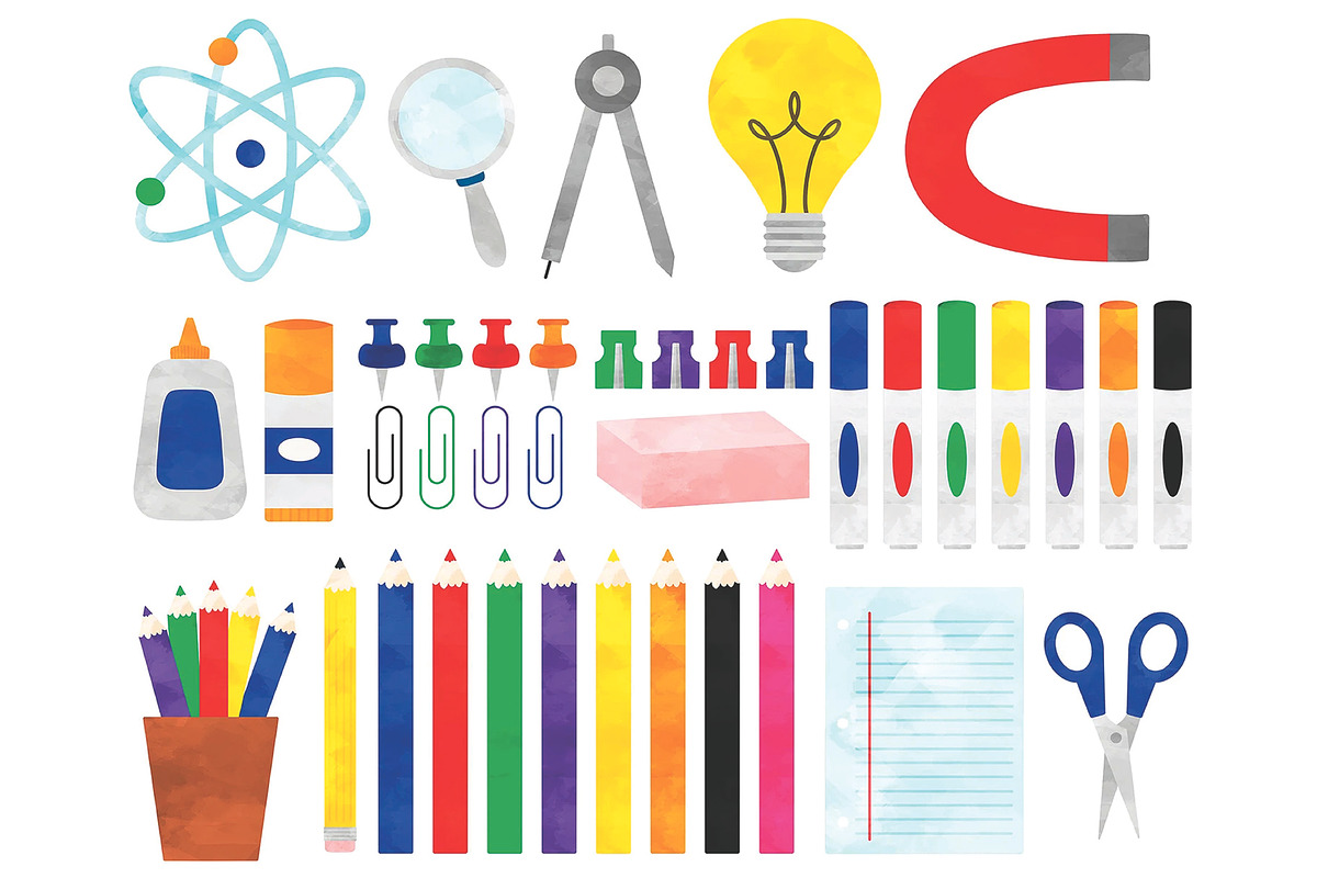 Back to School Clipart Bundle, an Education Illustration by SugarPickle Clip Art (Photo 2 of 4)