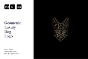 Geometric Luxury Dog Logo, a Branding & Logo Template by Luxury Logos (Thumbnail 1 of 4)
