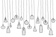 Hand Drawn Pendant Lamps, an Object Graphic by Interior Mockup Co (Thumbnail 2 of 3)