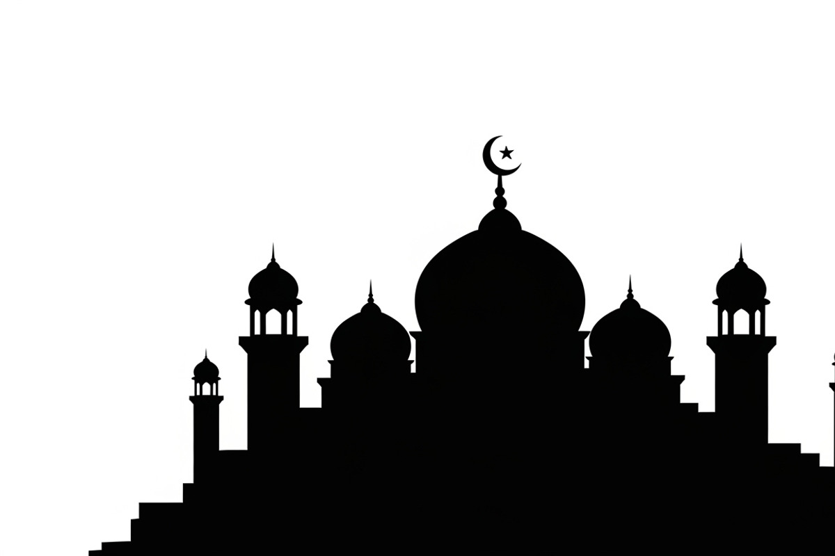 Beautiful Ramadan mosque silhouette, an Illustration by Amazin_art (Photo 23 of 31)