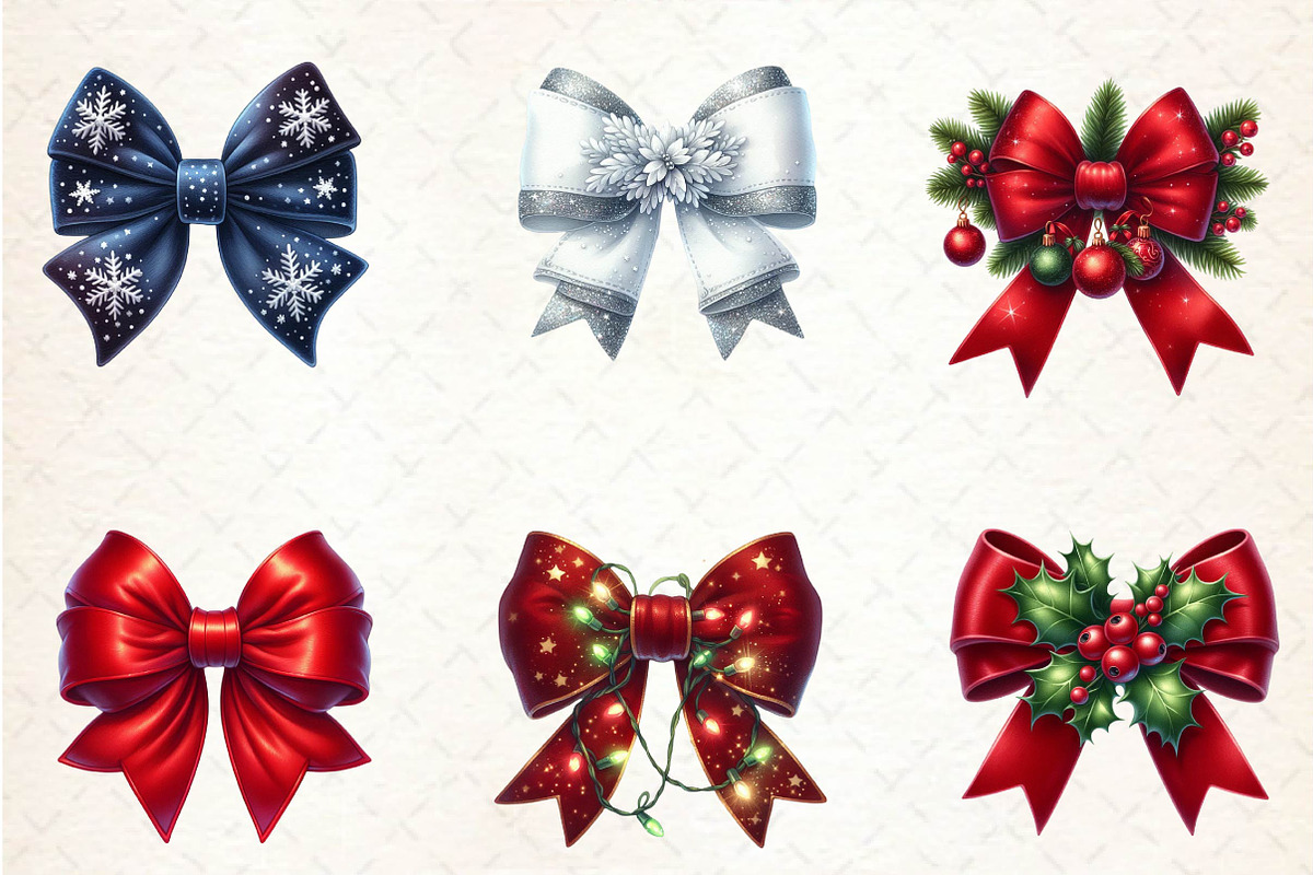 Velvet Bows Clipart, an Illustration by CreationArt (Photo 4 of 5)