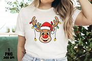 Merry Christmas Reindeer PNG, an Illustration by Daily.Designs (Thumbnail 2 of 10)