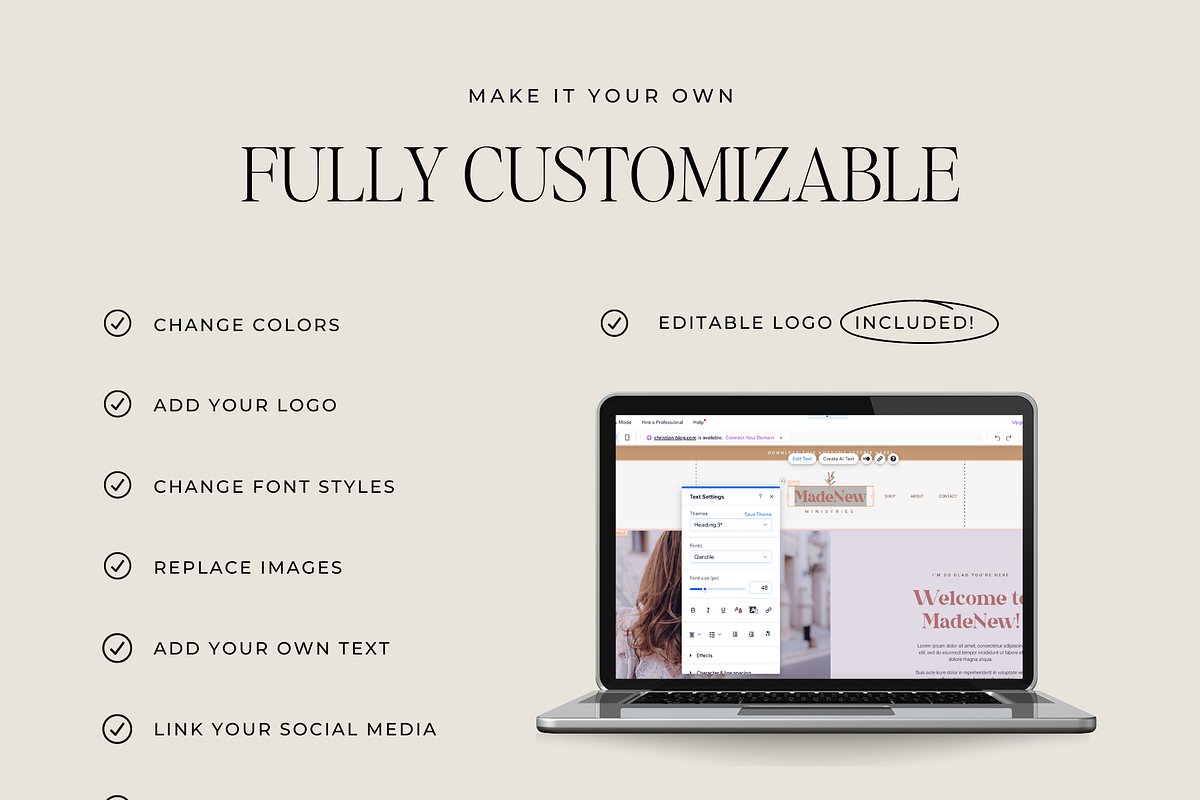 Blog, Podcast Wix Website Template, a Wix Template by Ton Rêve Design Studio (Photo 7 of 9)