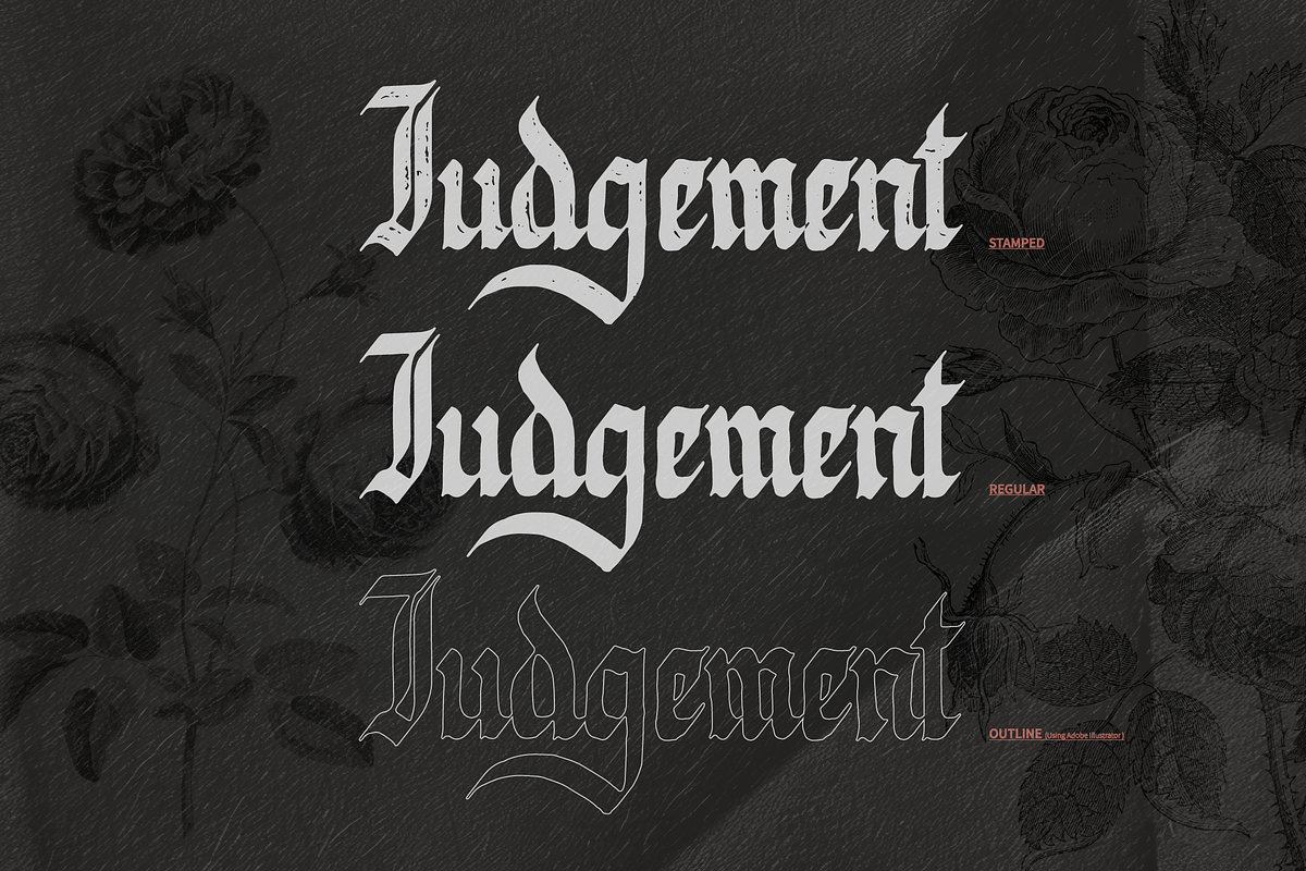 Sylterina | Blackletter Typeface, a Blackletter Font by Denustudios (Photo 8 of 12)