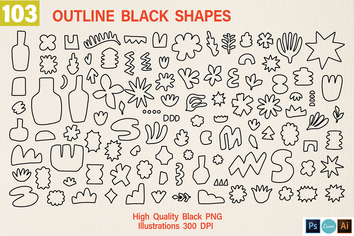 Organic Shapes and Patterns Atelier, an Object Graphic by Katrinelly (Photo 10 of 12)