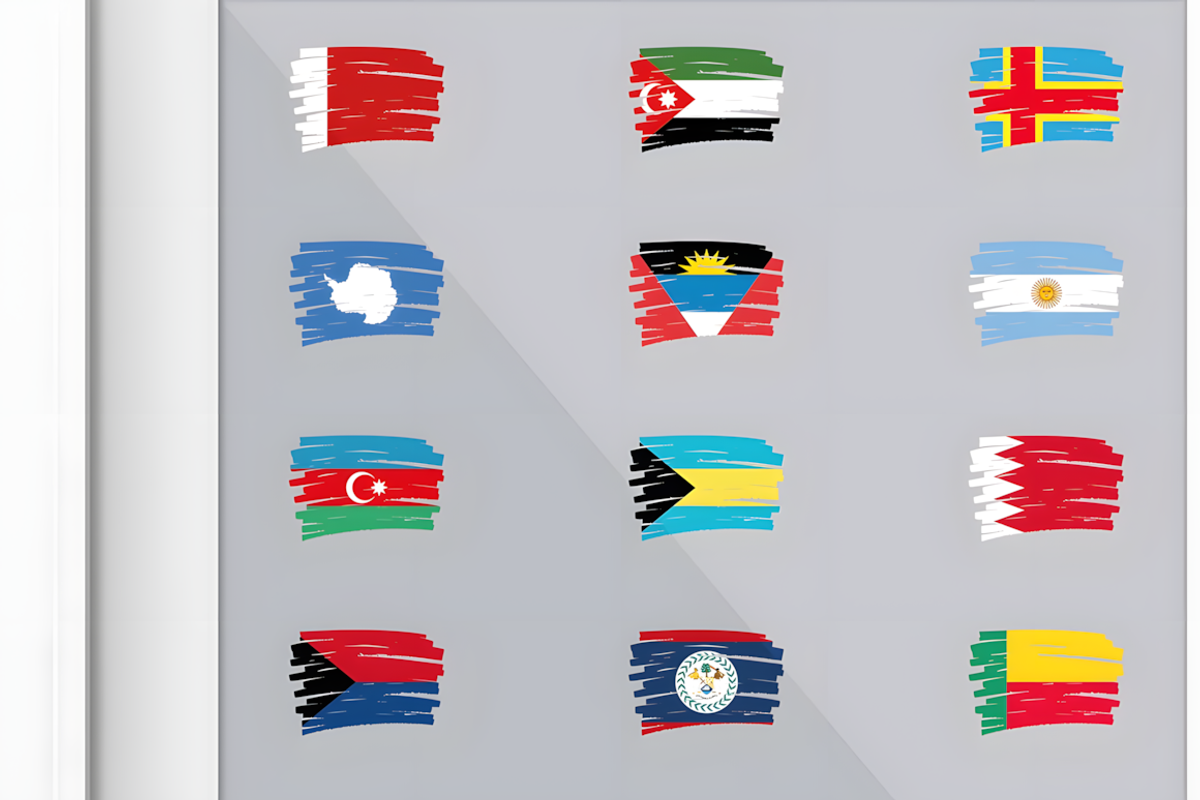Painter Flags (232 Flags), a Solid Icon by alpercakici (Photo 4 of 6)