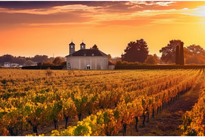 France Vineyard Landscape. Generate