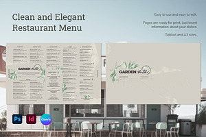 Restaurant Menu Canva