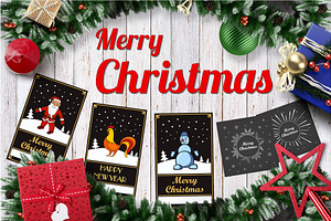 Christmas set of cards