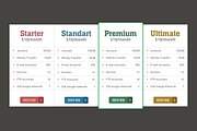Pricing Table, a Templates & Theme by Seyyahil (Thumbnail 2 of 4)