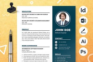 Customizable Resume CV Template