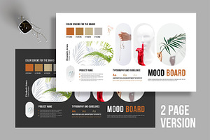 Mood board Template Layout, a Social Media Template by MightyDesign