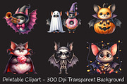 Funny Halloween Bats Clipart, an Illustration by RobertsArt (Thumbnail 7 of 7)