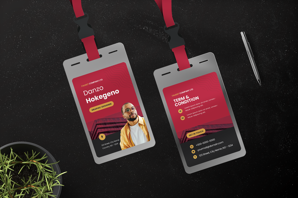 Business Corporated - ID Card, a Card Template by Annora Studio (Photo 3 of 3)