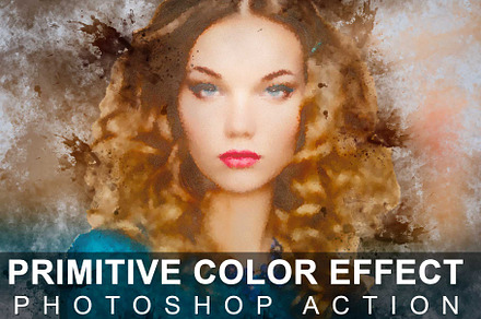 Primitive Color Photoshop Action