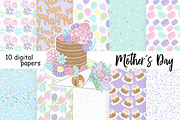 Mother's Day Pastel Pattern, a Pattern Graphic by GlamArtZhanna (Thumbnail 3 of 3)