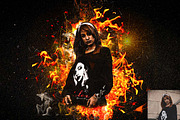 Fire & Sparks Photoshop Action, an Action Add-On by Studio Retouch (Thumbnail 12 of 14)