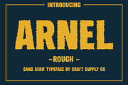 Arnel Rough, a Sans Serif Font by Craft Supply Co. (Thumbnail 1 of 8)
