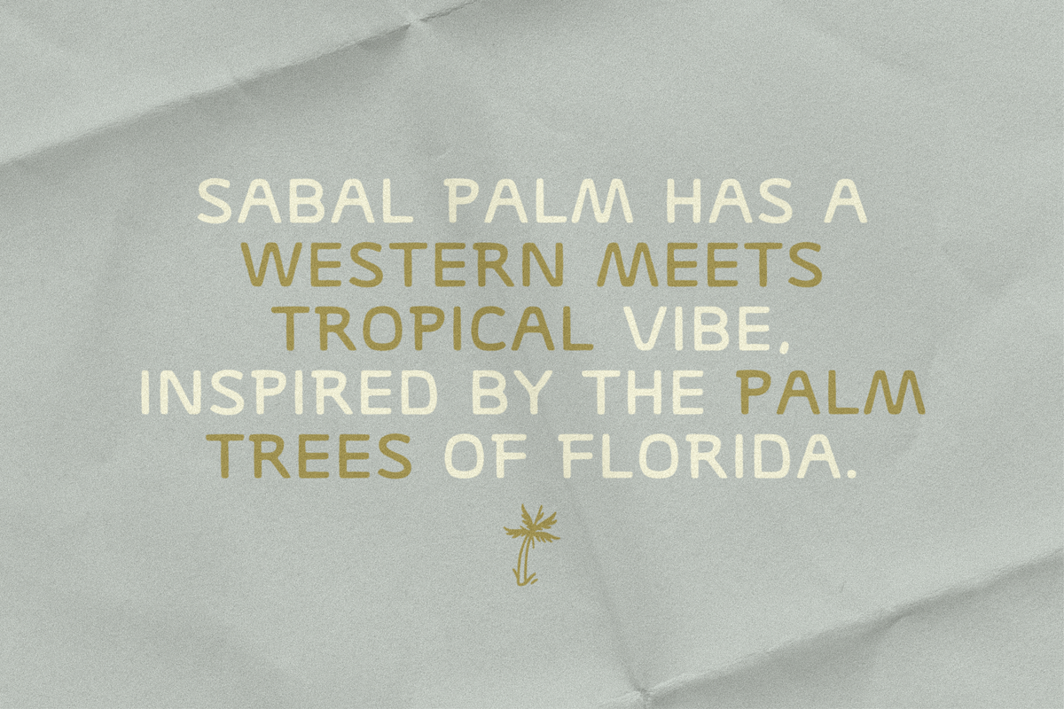 SABAL PALM by Abby Leighton, a Sans Serif Font by Abby Leighton Studio (Photo 2 of 4)