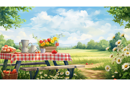 healthy lunch food background ai, a Food & Drink Photo by pikepicture