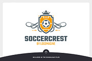 Soccer Crest Logo Template, a Branding & Logo Template by LOGOMAGINE (Thumbnail 7 of 13)