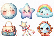 Kawaii Girly Aesthetic Clipart, an Illustration by Craft Nest (Thumbnail 3 of 6)