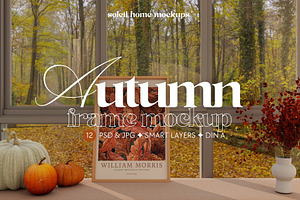 AUTUMN | Cozy Fall Frame Mockup Set