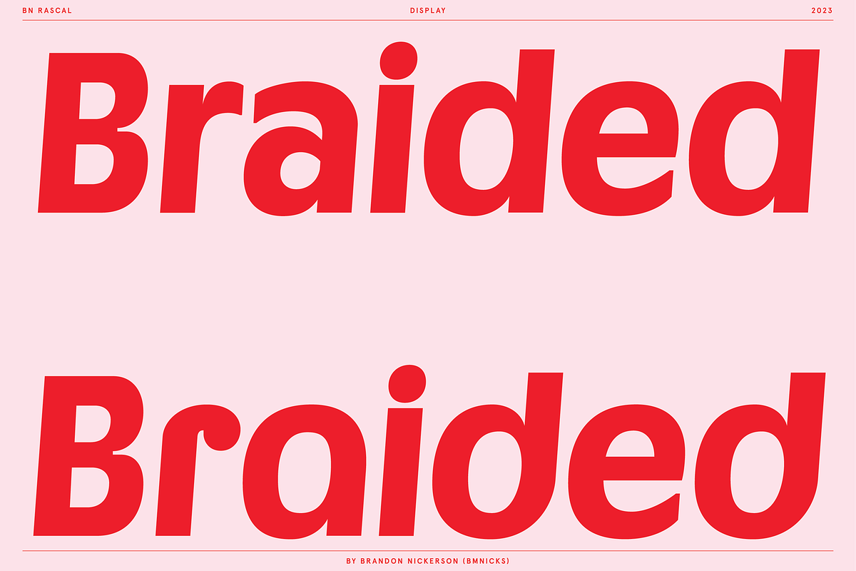 BN Rascal, a Sans Serif Font by Bnick (Photo 9 of 12)