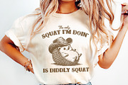 The Only Squat I'm Doing PNG, Funny, an Illustration by SharpMarketplace (Thumbnail 2 of 9)