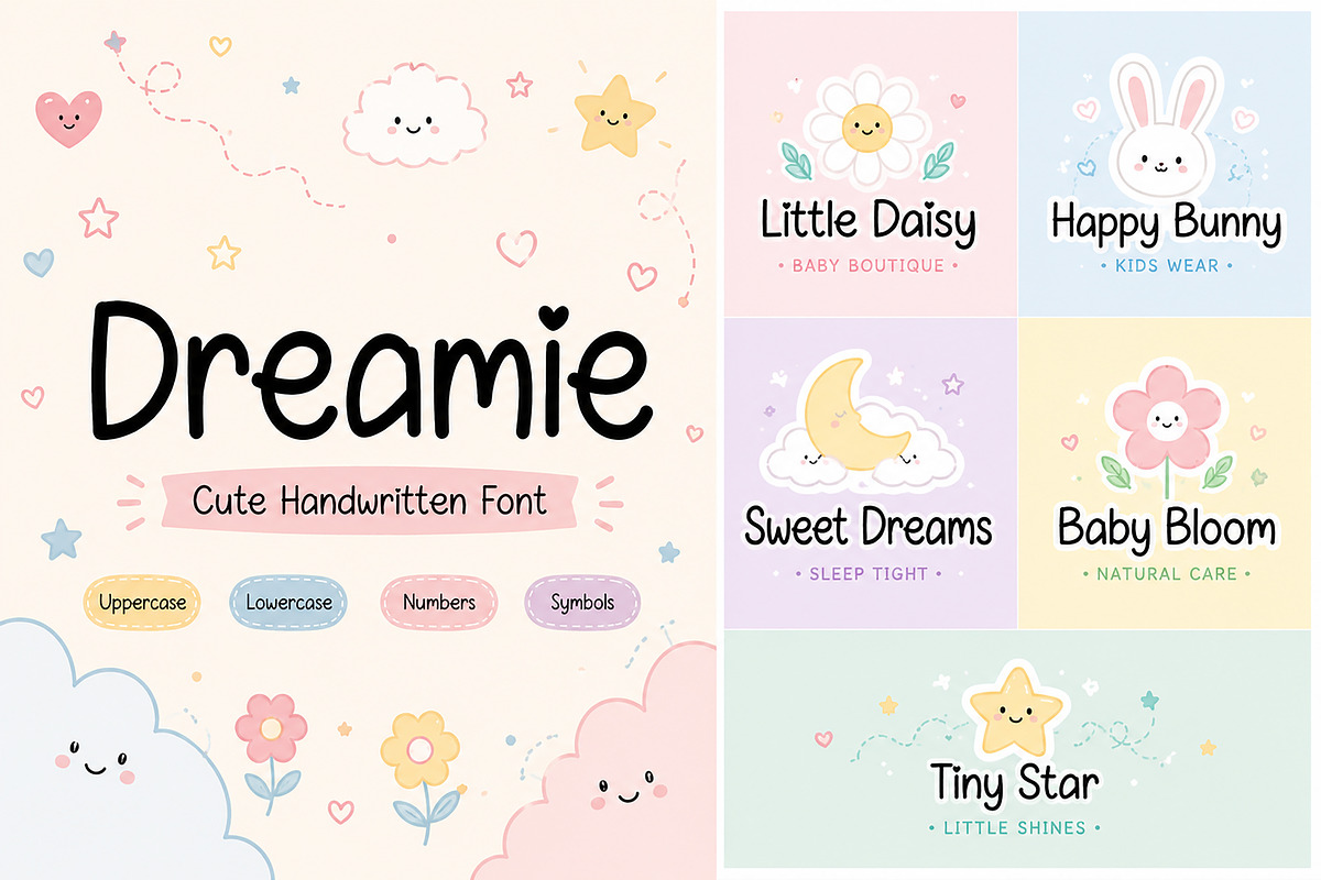 Dreamie, a Handwritten Font by Wow Magic (Photo 5 of 6)