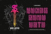 Mega Snake Typeface, a Blackletter Font by alit design (Thumbnail 18 of 20)