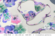 Anne. Blurred floral pattern, a Pattern Graphic by emeraldthue (Thumbnail 1 of 5)