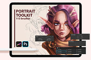 PROCREATE PORTRAIT CREATOR TOOLKIT, a Brush Add-On by AlexandraArt (Thumbnail 1 of 14)