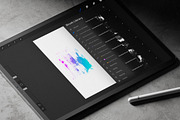 Acrylic Ink Procreate Stamp Brushes, a Brush Add-On by Layerform Design Co. (Thumbnail 3 of 5)