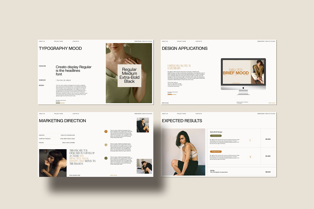 Epika/2026 Brief Mood Presentation, a Presentation Template by CreativexGenius (Photo 6 of 13)