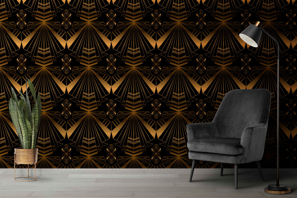 luxury art deco elements, a Pattern Graphic by AAN Seamless Shop (Photo 1 of 2)