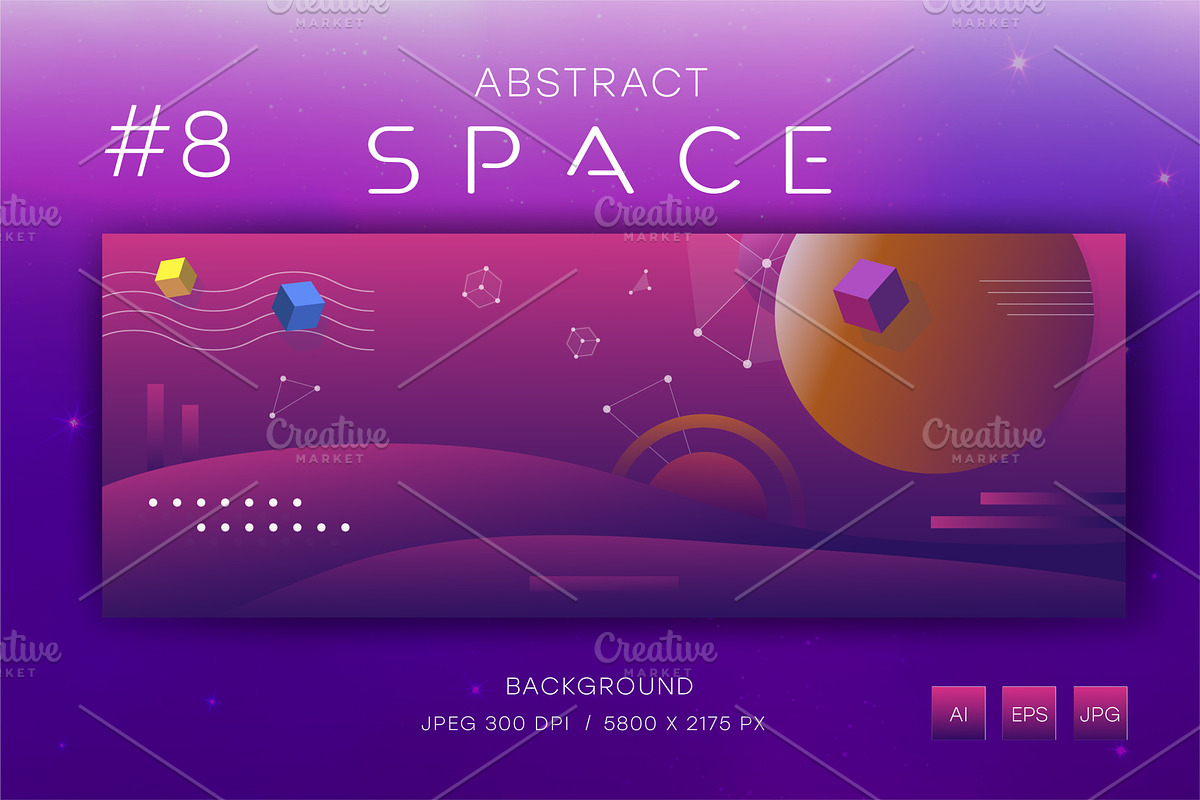 Abstract space 08. Art., a Decorative Illustration by KENO Mascots (Photo 5 of 5)