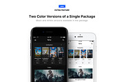 Splay Perfect Movie UI Kit, an UI Kit Template by Design Universe (Thumbnail 3 of 6)