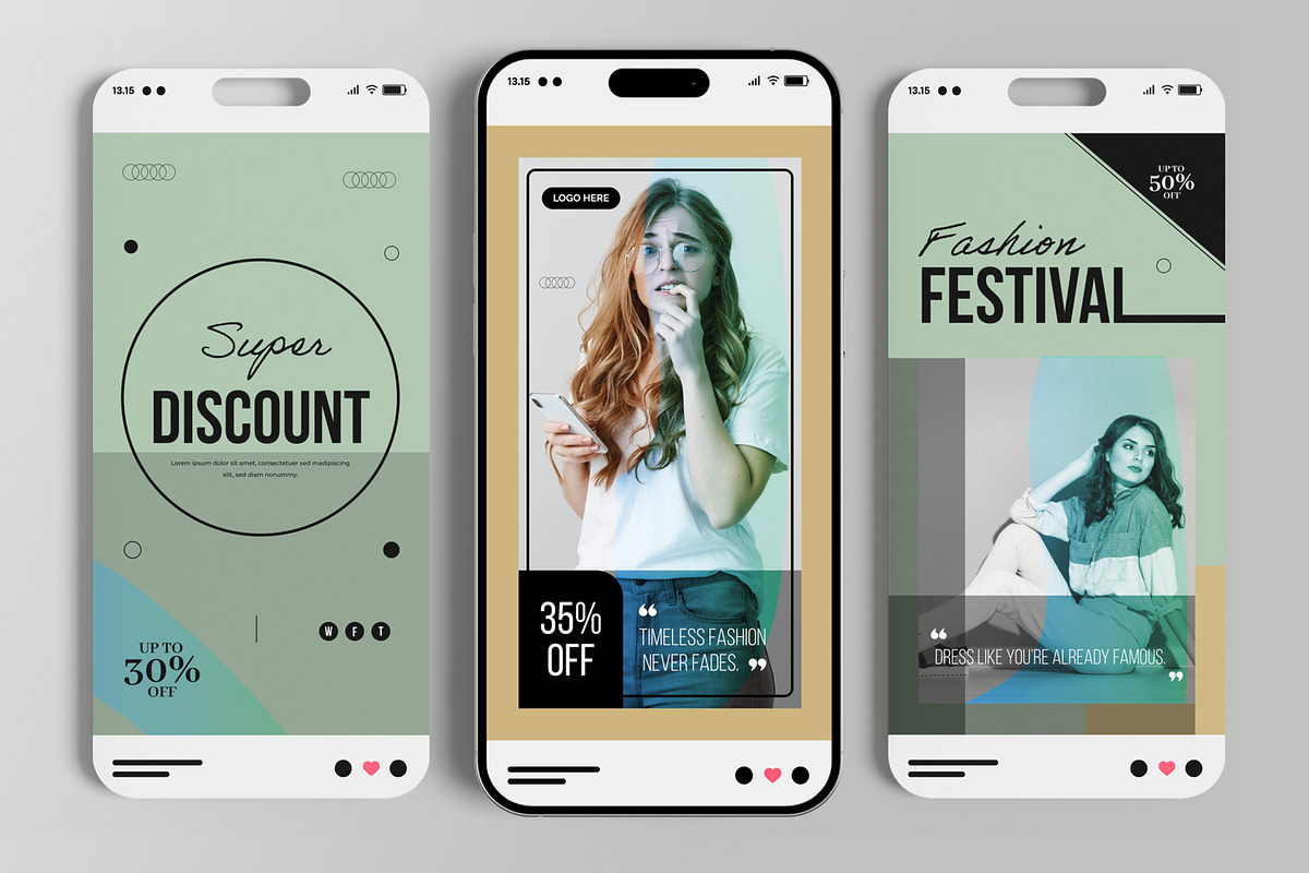 Trendy Fashion Social Media Story, a Social Media Template by MightyDesign (Photo 3 of 6)