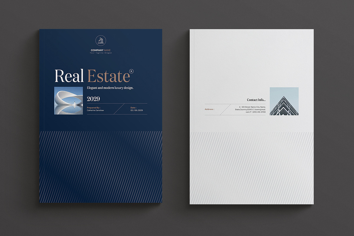 Luxury Real Estate Brochure Template, a Brochure Template by Cleffon_Graphic_Studio (Photo 7 of 7)