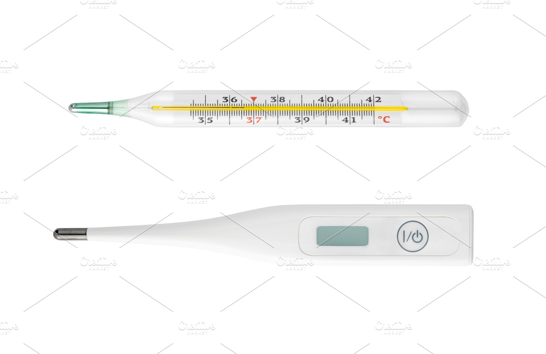 Medical body thermometer isolated, a Health & Medical Photo by BOOCYS