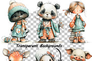Whimsical Summer Woodland Animals, an Illustration by one-touch (Thumbnail 13 of 13)