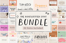 The Handwritten Font Bundle