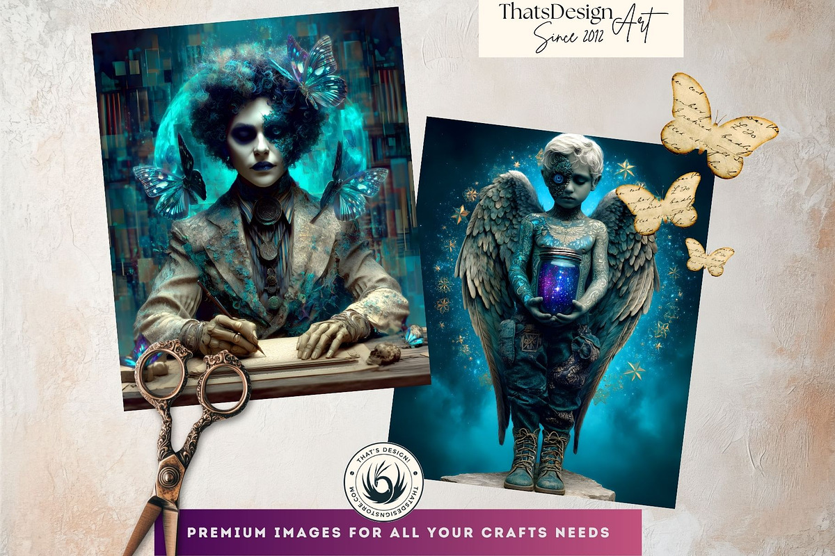 Echoes of the Unseen Digital papers, a Person Illustration by ThatsDesignArt (Photo 10 of 17)