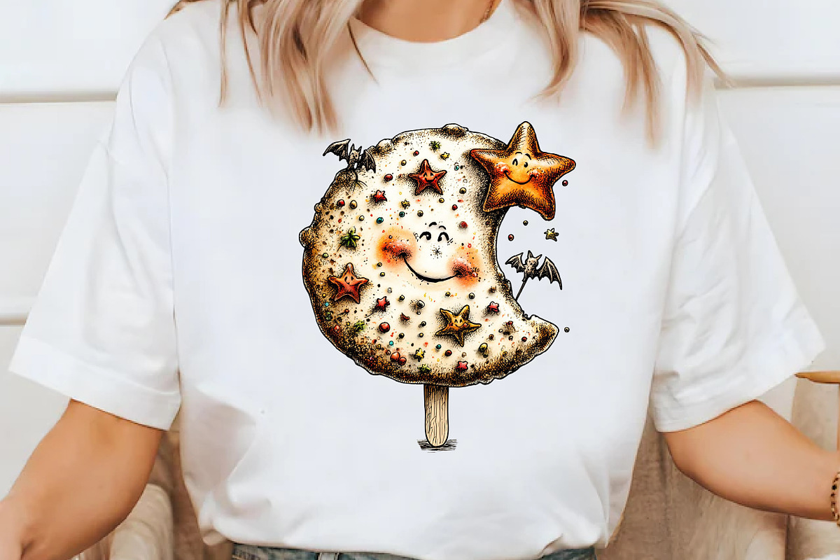 Whimsical Halloween Ice Cream, a Seasonal Illustration by Designworld (Photo 7 of 9)
